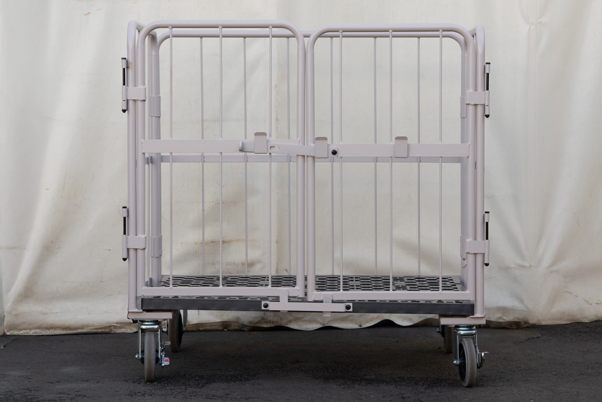 天使のカゴ台車BIG 観音扉付き 画像07