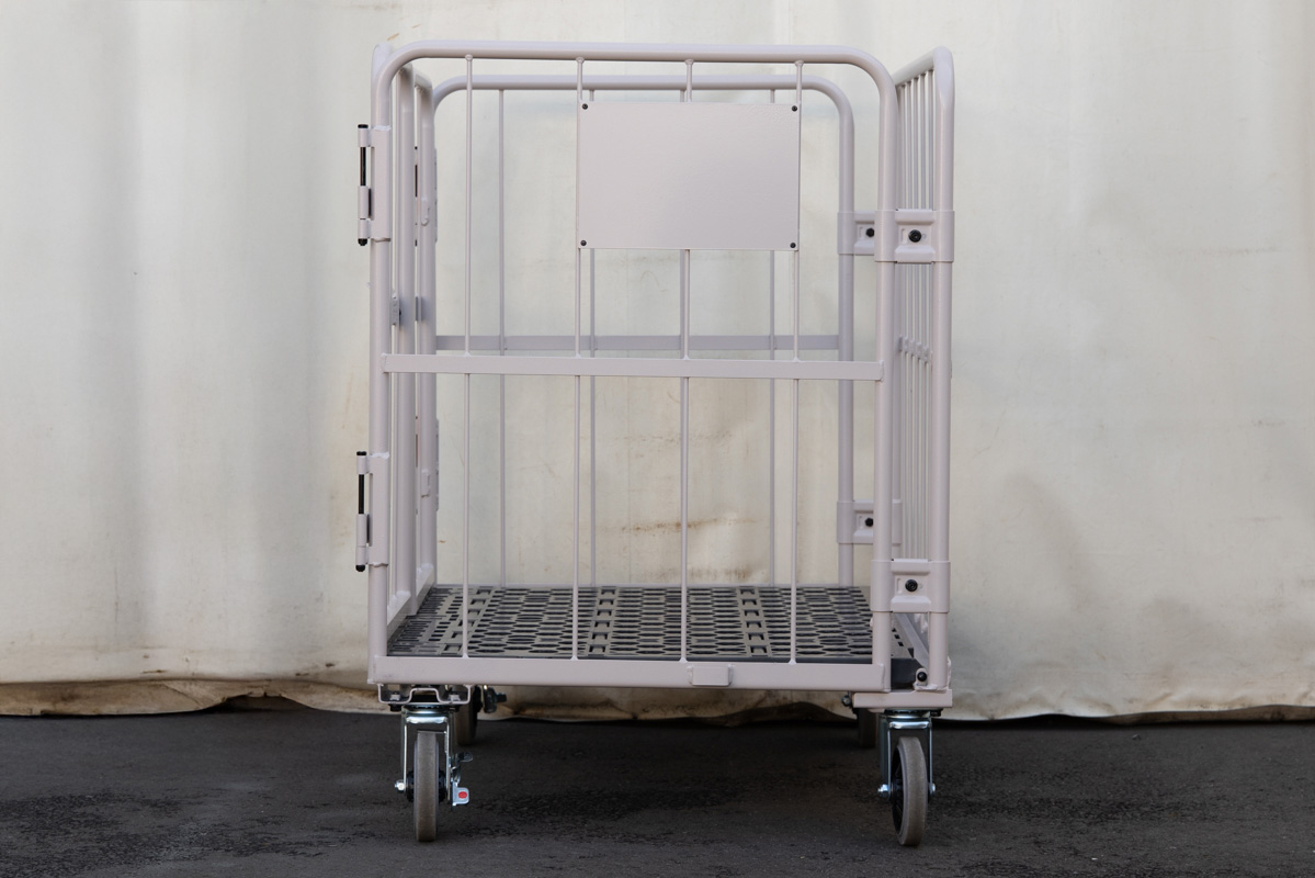 天使のカゴ台車BIG 観音扉付き 画像08