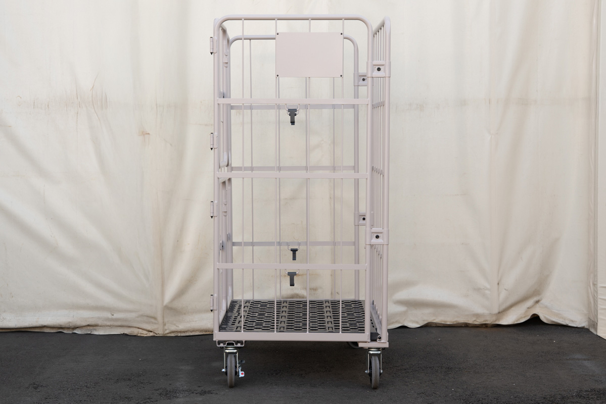 上下観音扉付きカゴ台車 画像10