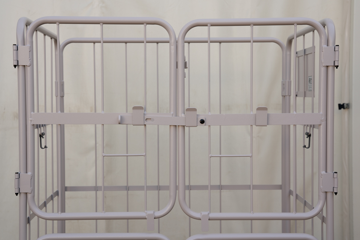 上下観音扉付きカゴ台車 画像15