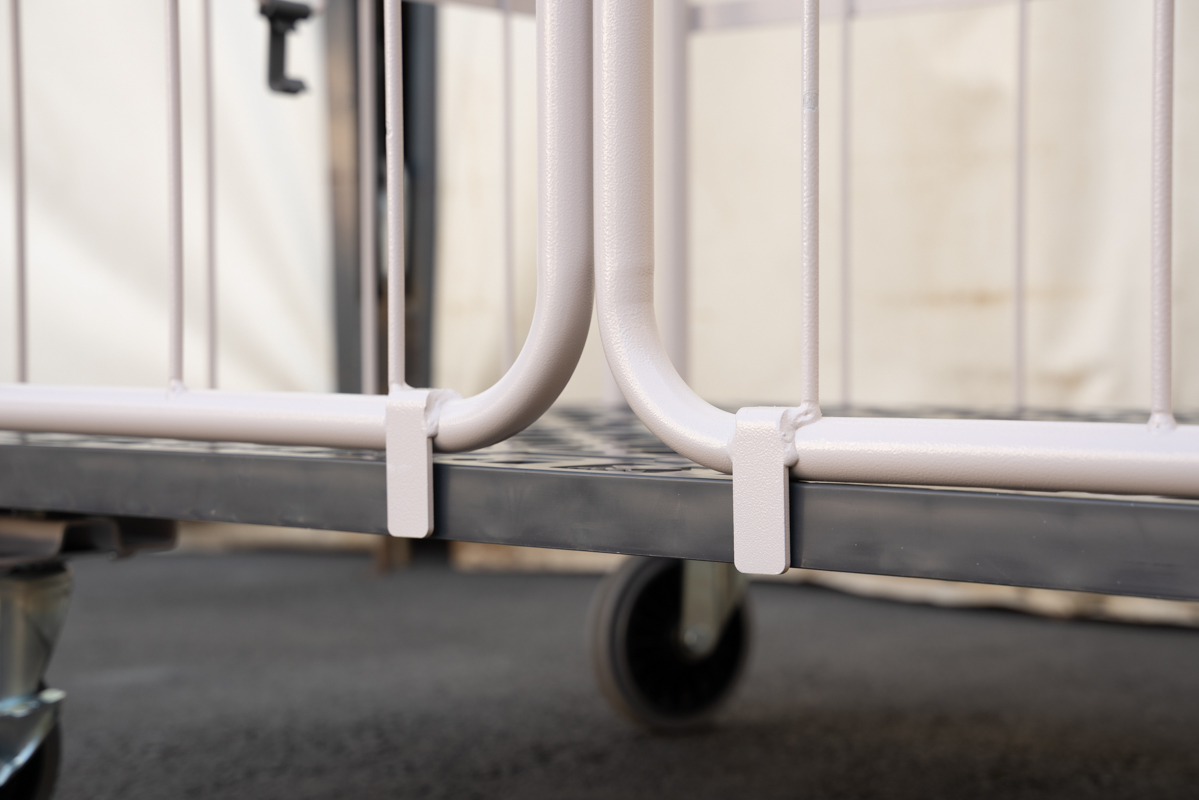 上下観音扉付きカゴ台車 画像17