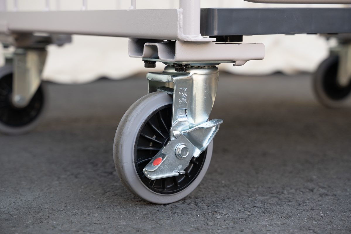 上下観音扉付きカゴ台車 画像19